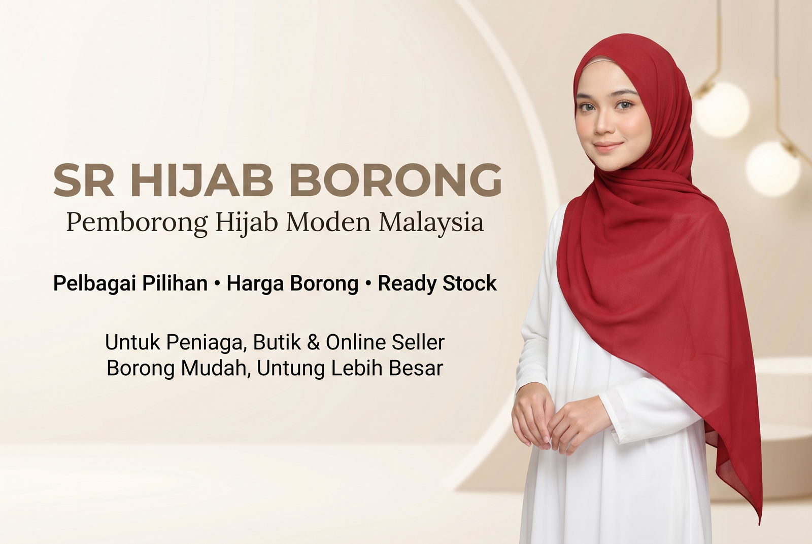 SR Hijab Borong promotional banner 2